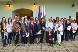 Avtorji razstave in člani Društva likovnih ustvarjalcev Rifnik Šentjur